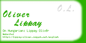 oliver lippay business card